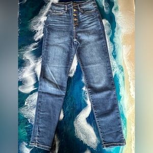 SALE! BUY or BUNDLE NWOT Designer Poison Mushroom Jeans button fly highrise Sz26